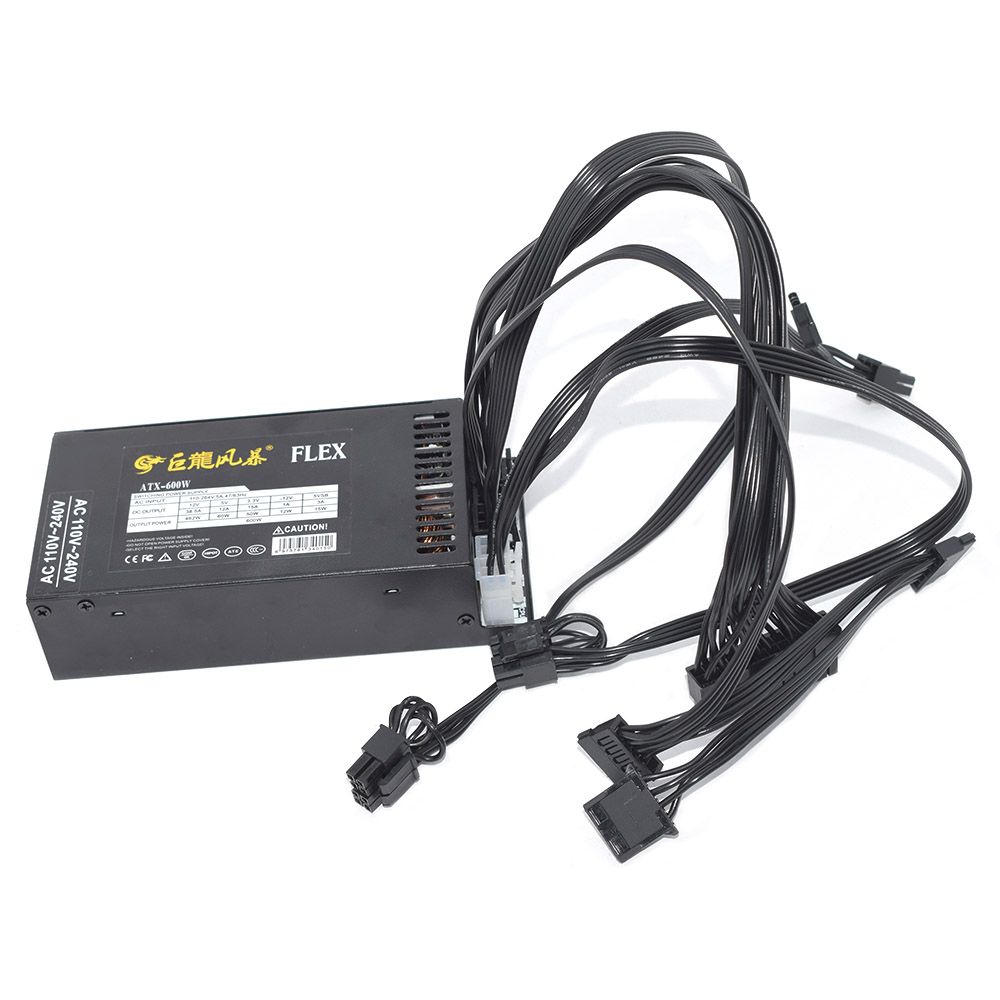 JULONGFENGBAO フルモジュラー 110-264V - Flex Atx Power Supply 600W 1U のレビューと価格