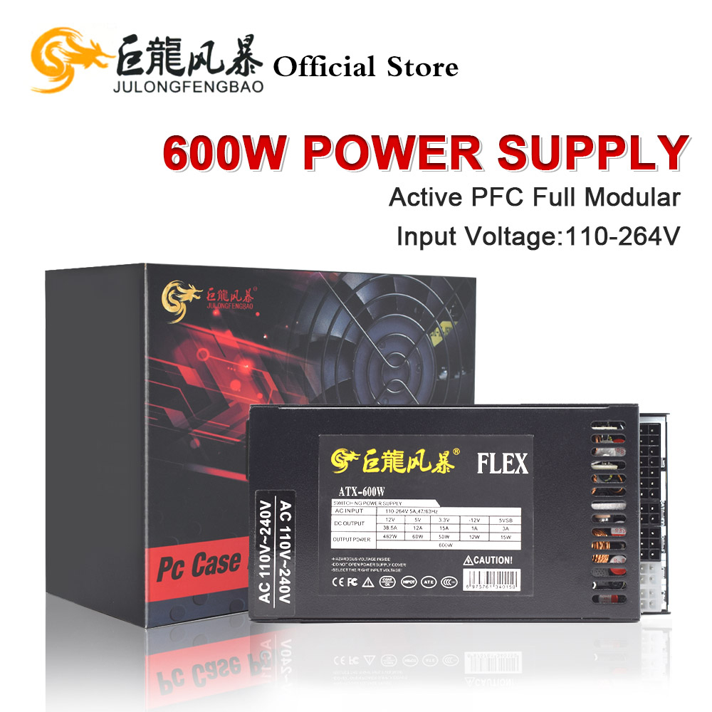 完全なモジュラーPC電源,1u flex,atx psu,1 - Flex Atx Power Supply 600W 1U のレビューと価格