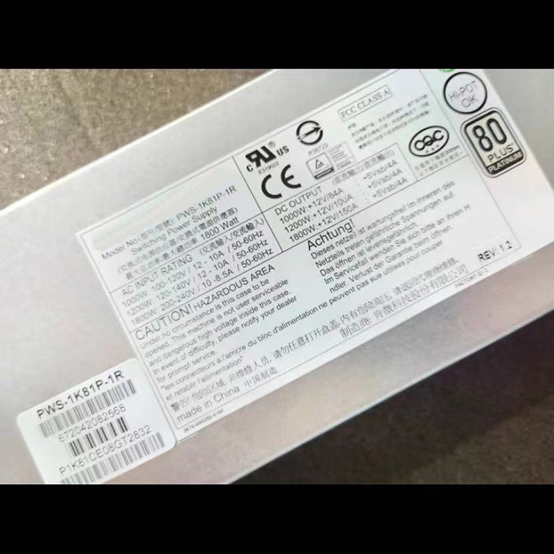 PCサーバー電源,冗長電源,100% テスト済み,高速出荷, - 1800W Server Power Supply Redundant のレビューと価格